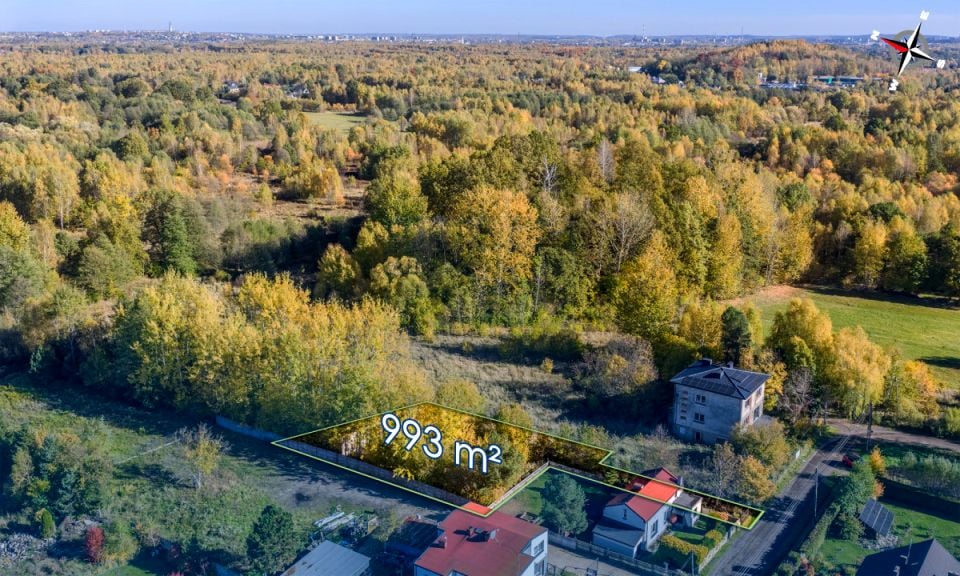 Sprzedam działkę Częstochowa - 993 m²