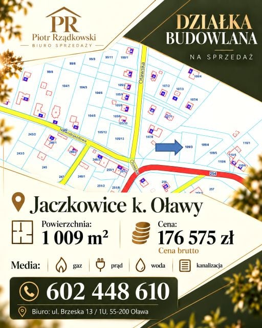 Działka budowlana Oława