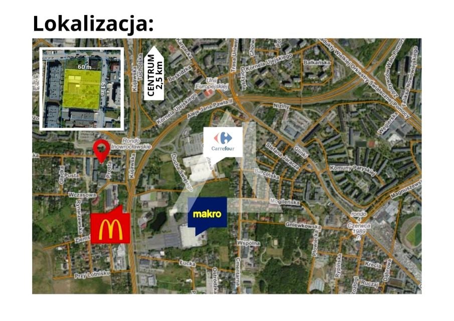 Sprzedam działkę Bydgoszcz - 3 472 m²