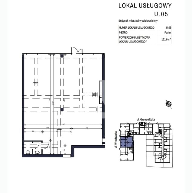 Sprzedam Lokal użytkowy Bydgoszcz - 151 m²