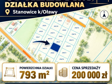 Działka budowlana Oława