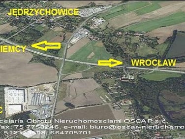 Działka inwestycyjna Jędrzychowice