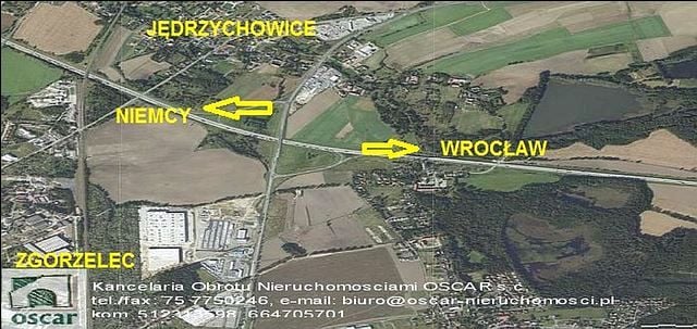 Działka inwestycyjna Jędrzychowice