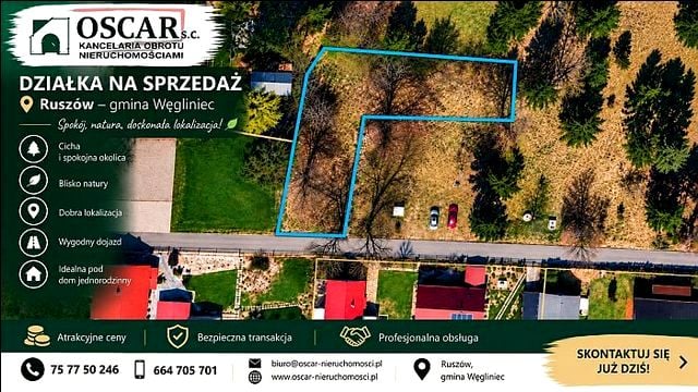 Działka budowlana Ruszów
