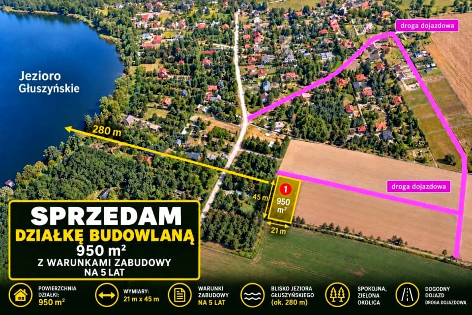 Działka rekreacyjna Orle