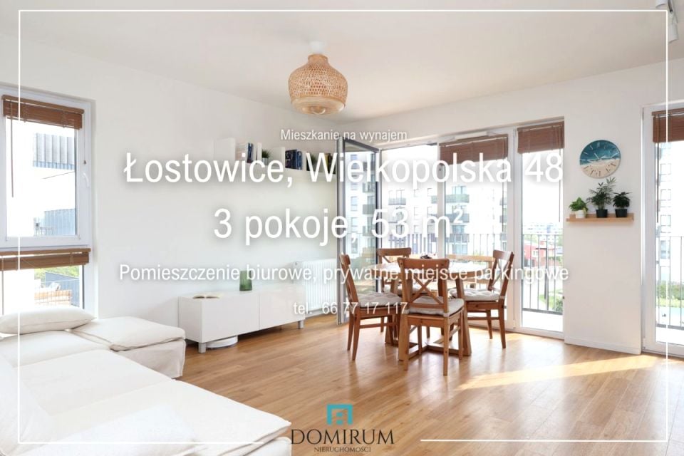 Wynajmę Mieszkanie Gdańsk - 53 m²