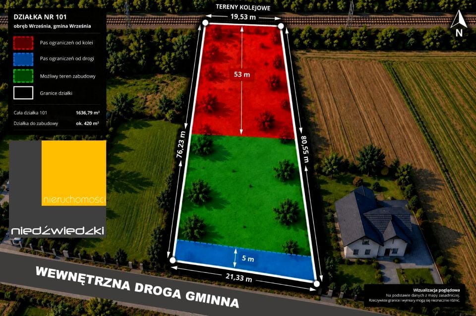Działka budowlana Września