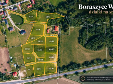 Działka budowlana Boraszyce Wielkie