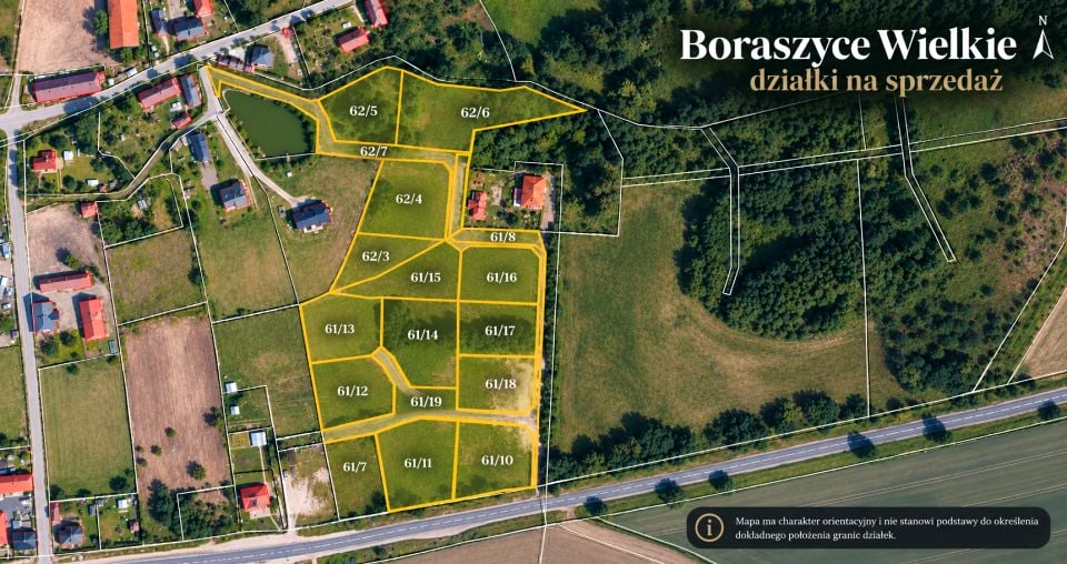 Działka budowlana Boraszyce Wielkie