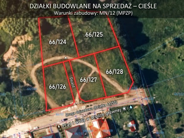 Działka budowlana Cieśle