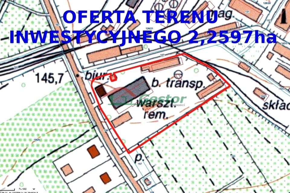 Sprzedam działkę Wrocław - 22 597 m²