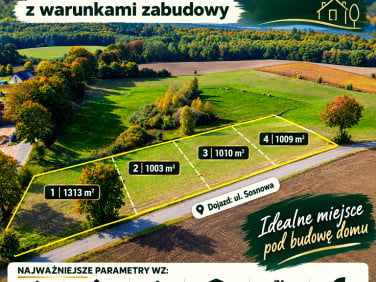 Działka budowlana Tuchomie