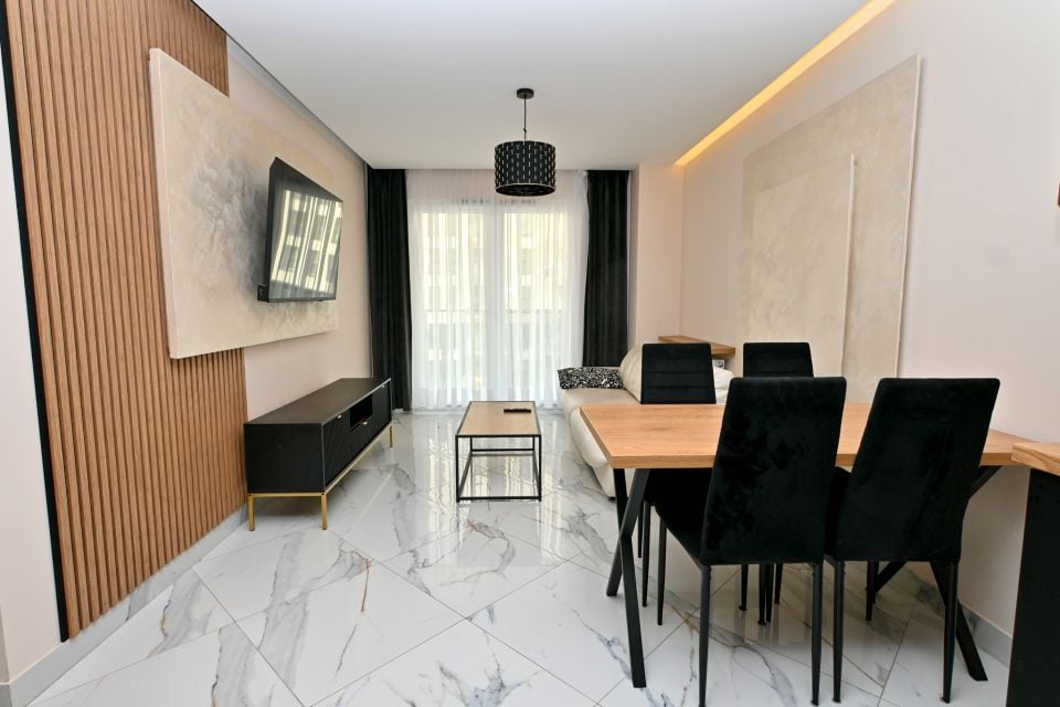 Apartament me 3 dhoma, 55 m²