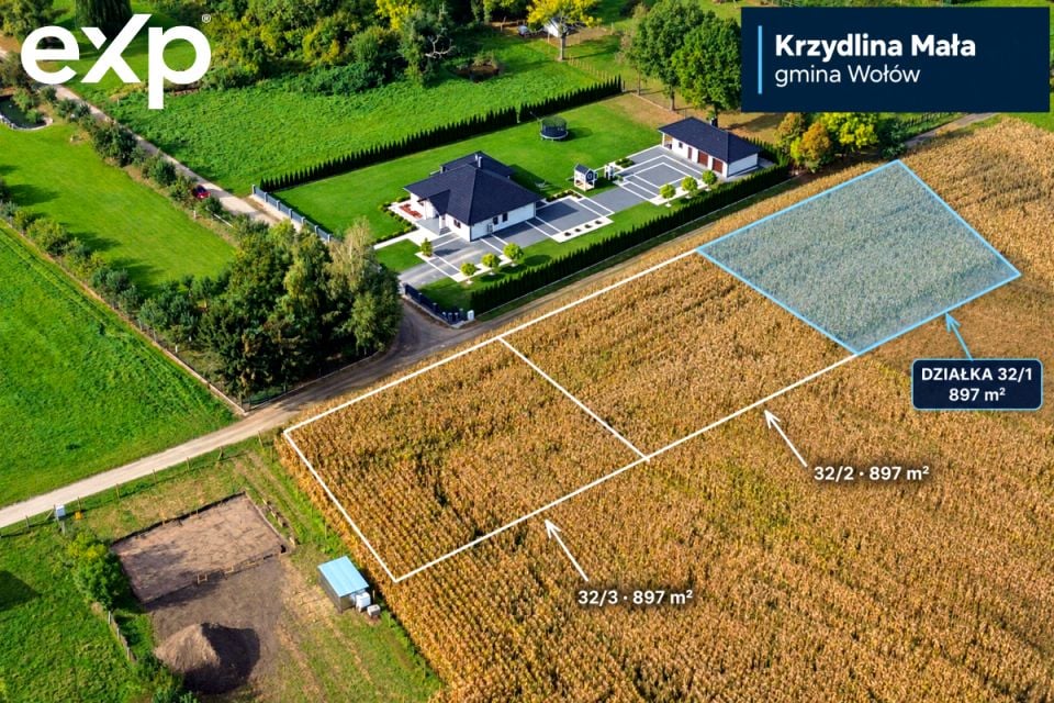 Działka budowlana Krzydlina Mała