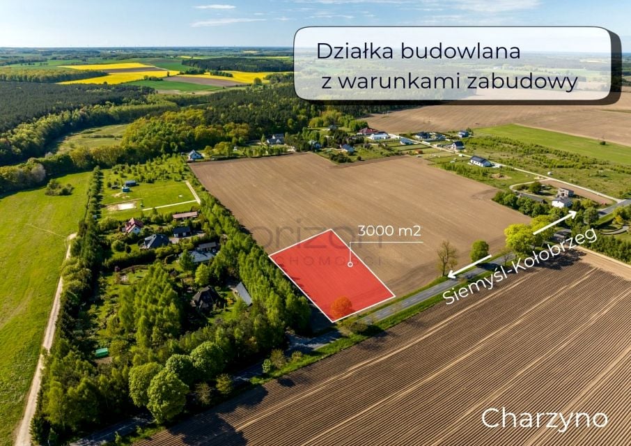 Działka budowlana Charzyno