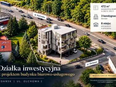 Działka usługowa Gdańsk