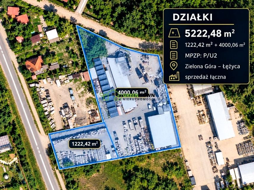 Działka przemysłowa Zielona Góra