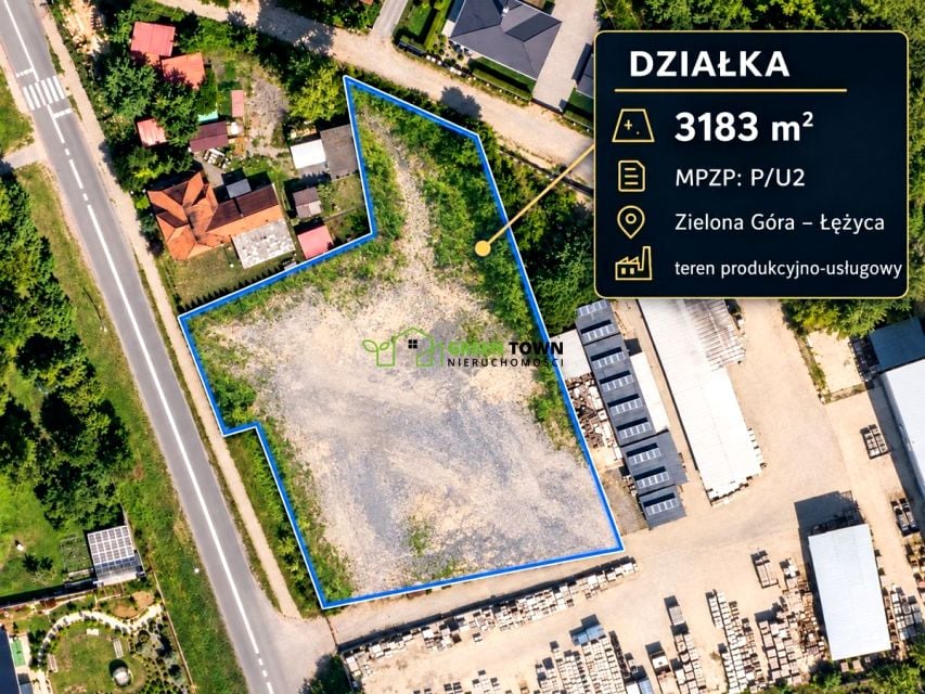 Działka przemysłowa Zielona Góra