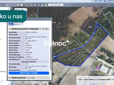 Działka inwestycyjna Chociejów