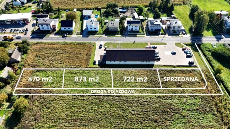 Sprzedam działkę Ostrów Wielkopolski - 722 m²