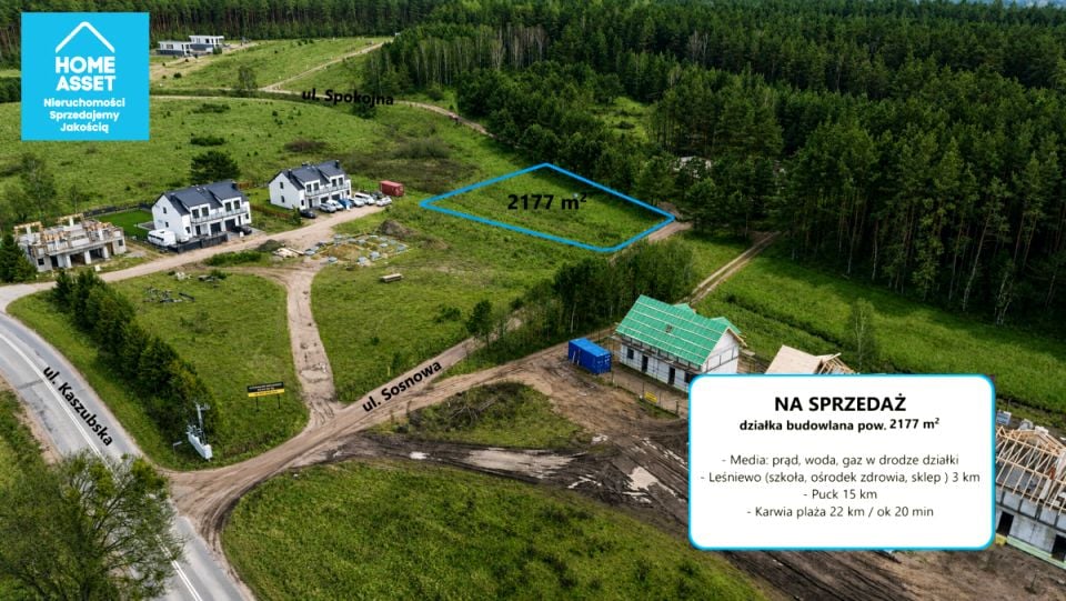 Działka budowlana Domatówko