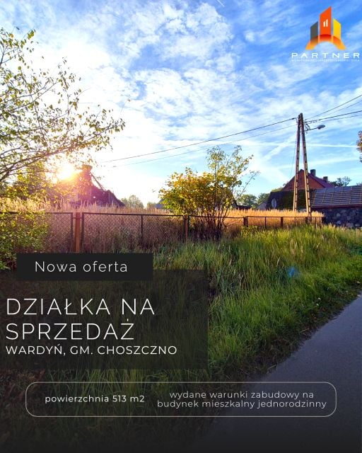Działka budowlana Wardyń