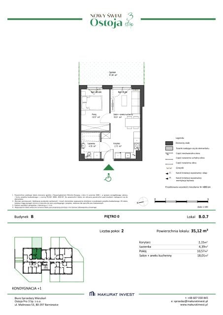 Mieszkanie na sprzedaż, 2 pokoje, 35 m², Barniewice Gdańsk