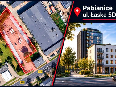 Działka usługowa Pabianice