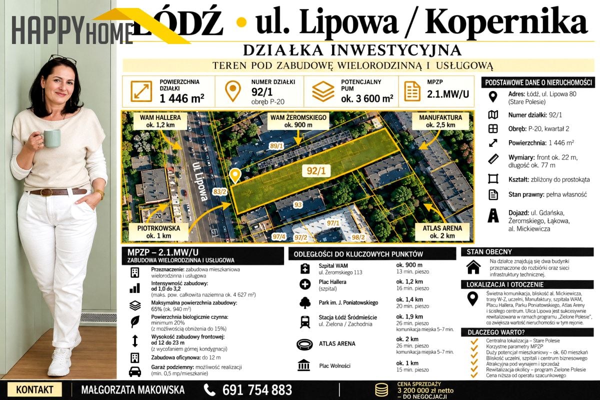 Działka Budowlana, ul. Lipowa