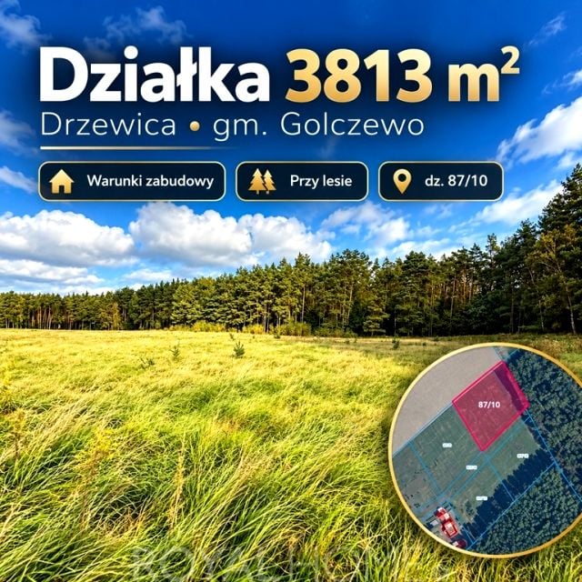 Działka budowlana Drzewica