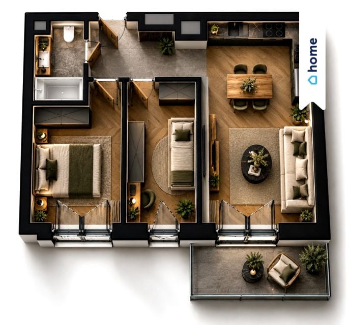 Sprzedam Mieszkanie Katowice - 55,60 m²