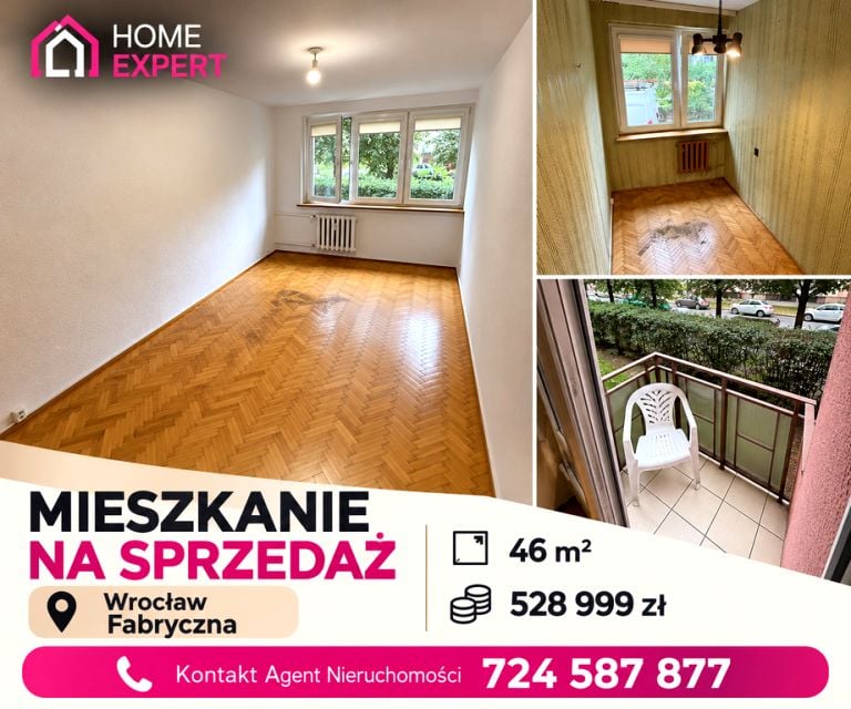 Sprzedam Mieszkanie Wrocław - 45 m²