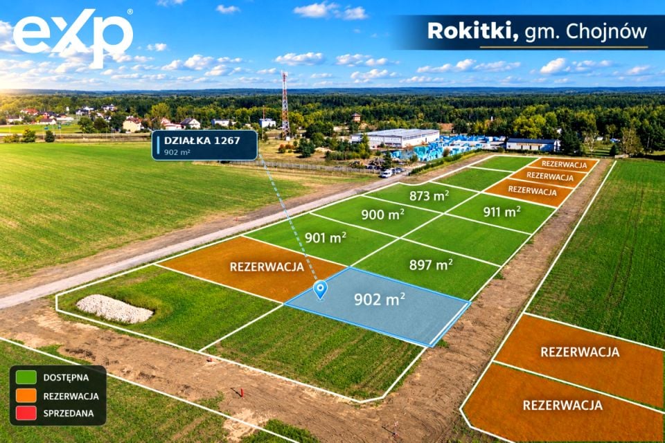 Sprzedam działkę Lubin - 902 m²