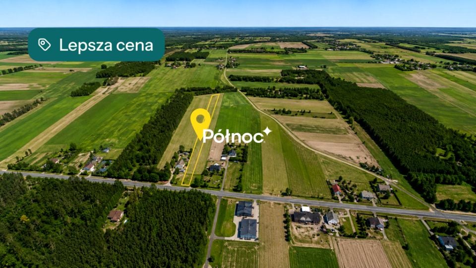 Działka budowlano-rolna Baciki Bliższe