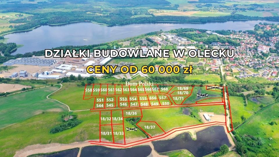 Działka budowlana Olecko