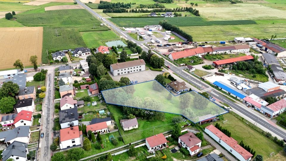Działka usługowa Waleńczów