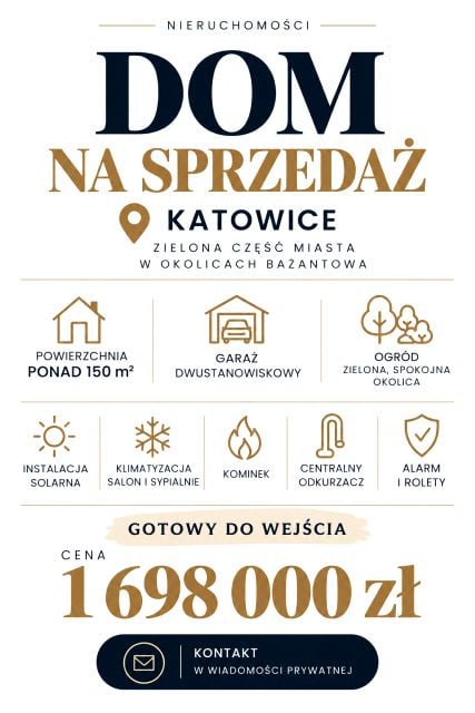 Sprzedam Dom Katowice - 157 m²