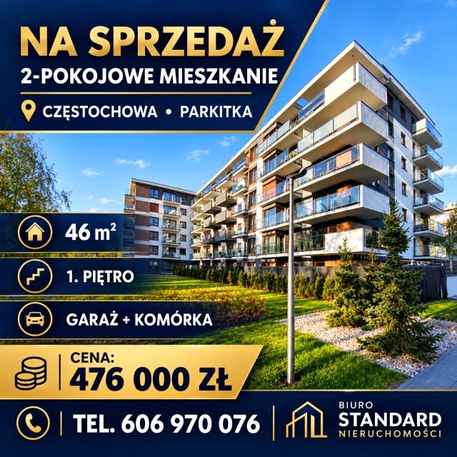 Sprzedam Mieszkanie Częstochowa - 46 m²