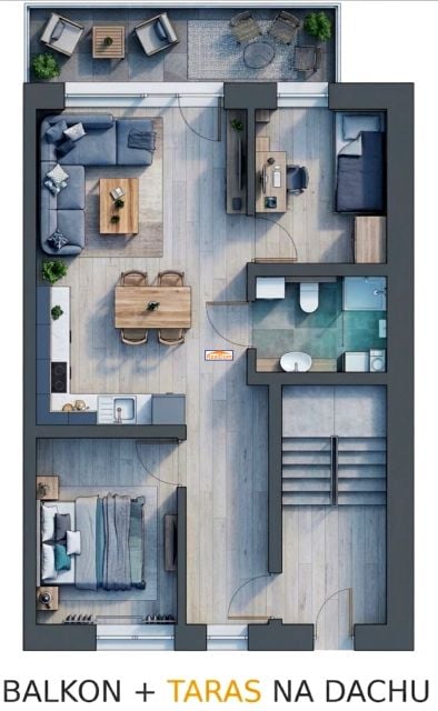 Sprzedam Mieszkanie Kraków - 62,80 m²