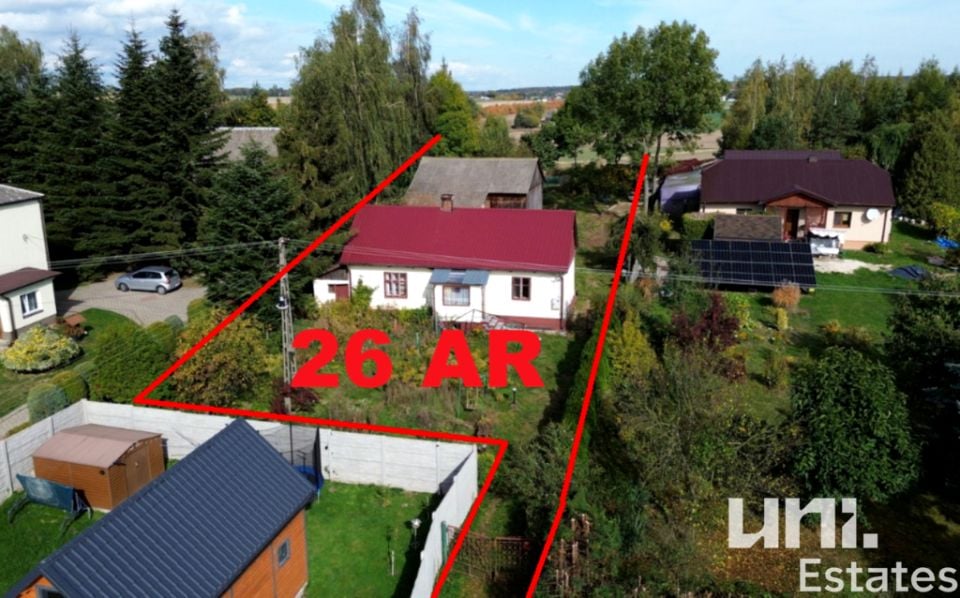 Działka budowlano-rolna Głogowiany-Wrzosy
