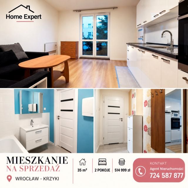 Sprzedam Mieszkanie Wrocław - 35 m²