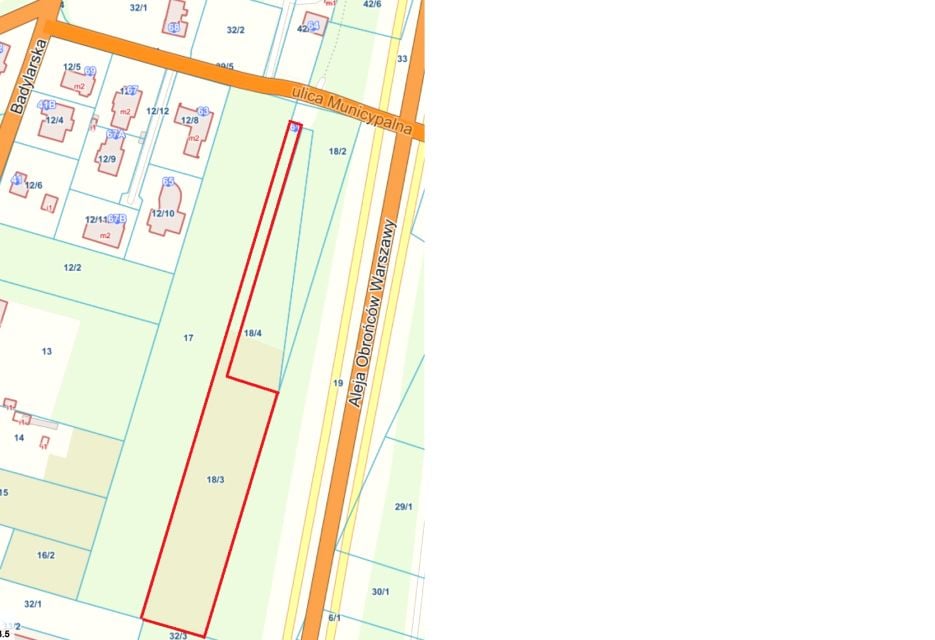 Sprzedam działkę Warszawa - 4 419 m²