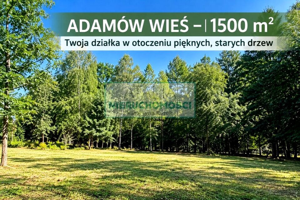Działka budowlana Adamów-Wieś