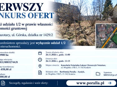 Działka budowlana Rzeszotary