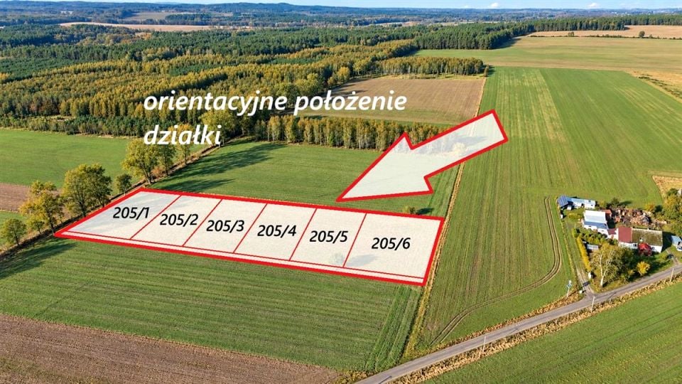 Działka budowlana Krosino