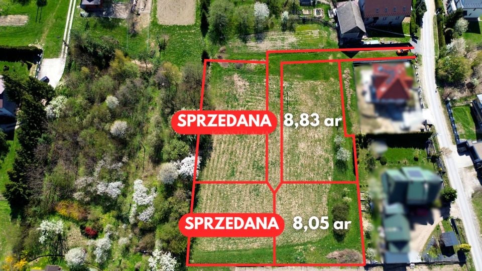 Działka budowlana Zasań