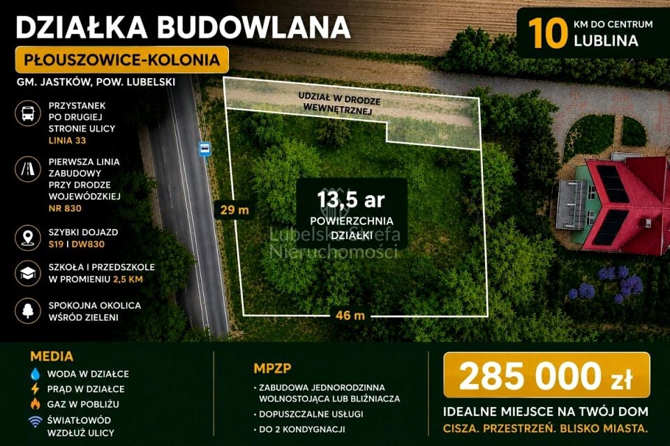 Działka Płouszowice-Kolonia