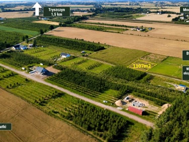 Działka przy lesie