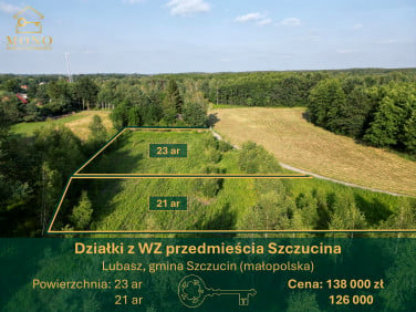 Działka budowlana Lubasz
