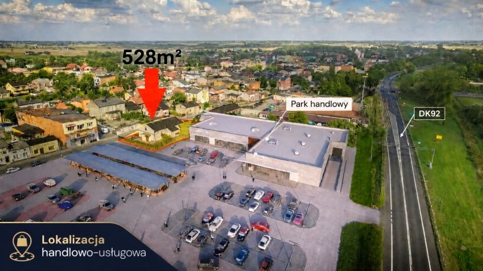 Działka inwestycyjna Kłodawa